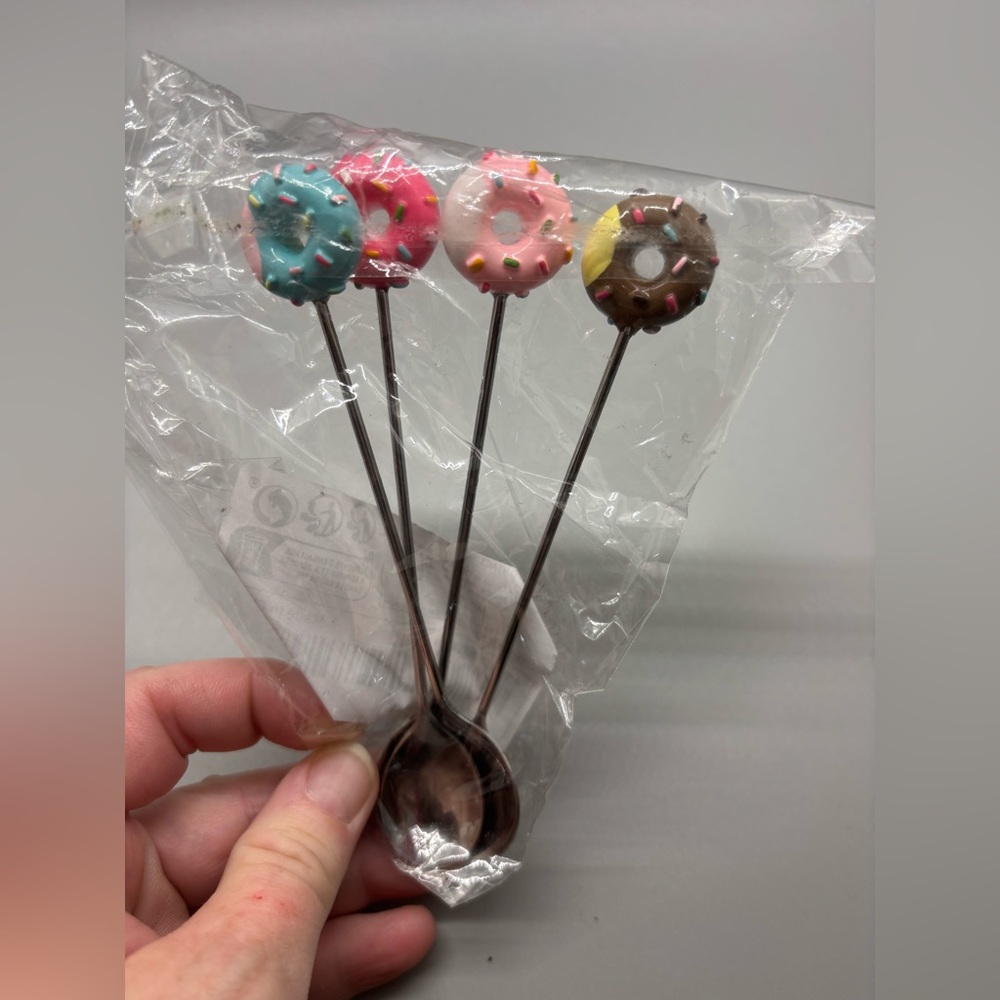 Colorful Donut Stirring Spoons(NWT)